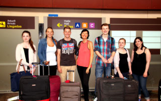 hotel internship abroad - meeting the Interns at the Airport